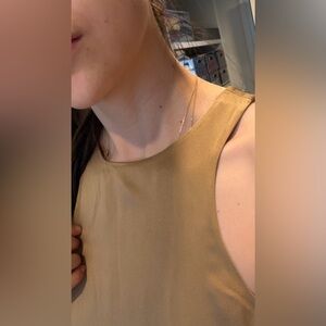 Elegant Gold Sleeveless Top